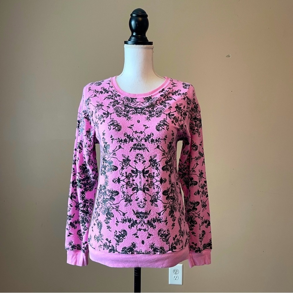 WILDFOX KIDS | Pink Damask Sweatshirt Sz 14
